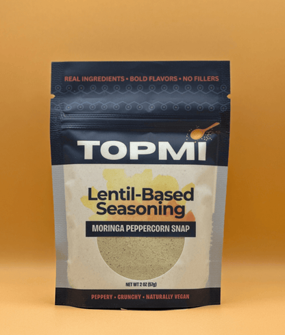 Moringa Peppercorn Snap — Lentil-Based Seasoning