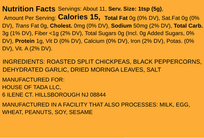 Moringa Peppercorn Snap — Lentil-Based Seasoning